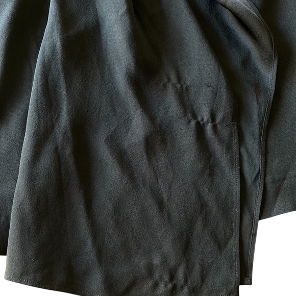 Massimo Dutti Black | Ruffle Spaghetti Strap Midi Dress - Picture 7 of 8